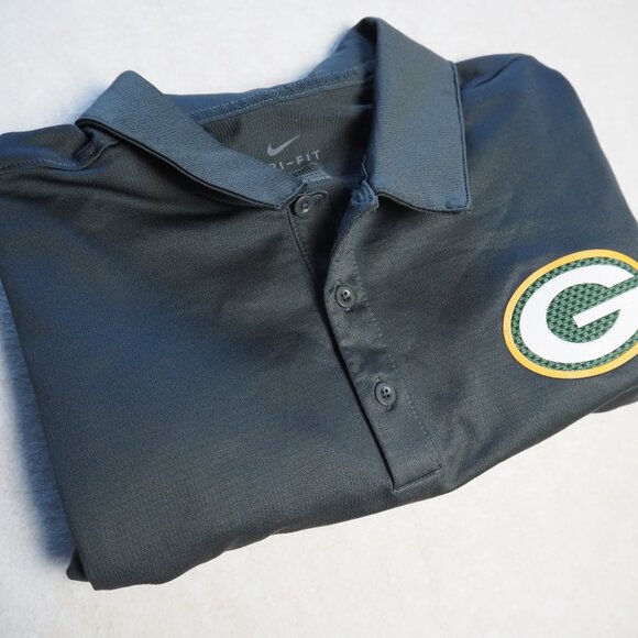 Green Bay Packers Nike Men's Polo Shirt Size L - Picture 6 of 8